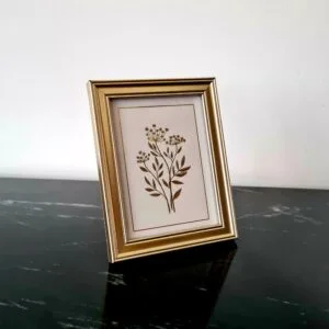 Petit cadre doré