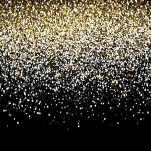 Toile de fond noir et or