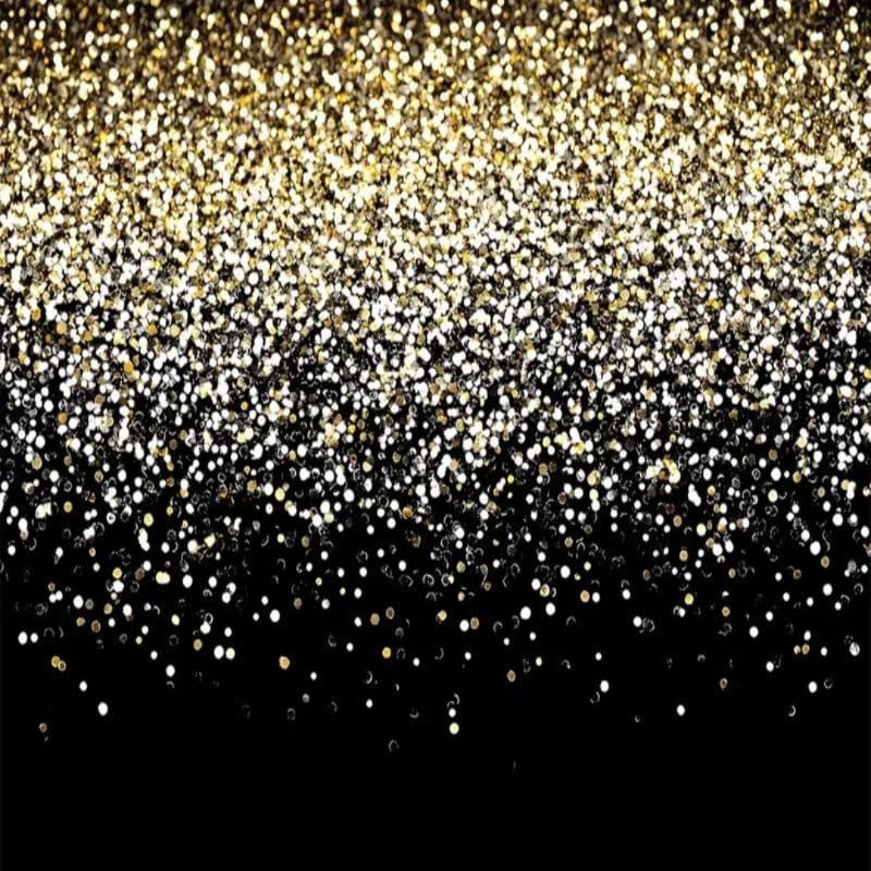 Toile de fond noir et or